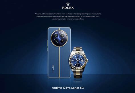 Rolex smartphone: First image of the Realme 12 Pro Special 